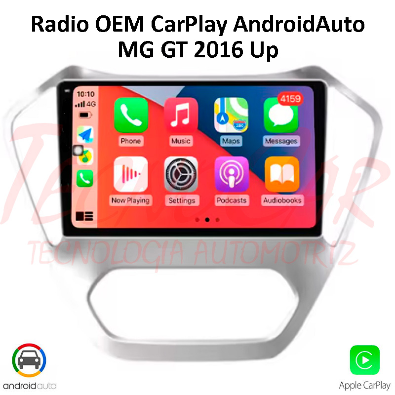 RADIO MG  GT 2016 Up CARPLAY / ANDROID AUTO / 10.1"